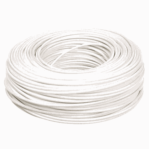 Fio Cabo Flexível 1,5 Mm 100 Metros Branco