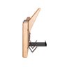 Cabideiro Suspenso Madeira Linha Home Padrão Morphi Design 80cm Aço Preto - 5