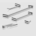 Ver imagem 4 de Kit de Acessórios para Banheiro Escovado 5 Peças 2180or Grego Metal