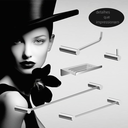 Ver imagem 3 de Kit de Acessórios para Banheiro Escovado 5 Peças 2180or Grego Metal