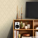Ver imagem 2 de Papel de Parede Arabesco Modern Linho 0,58x1,70m