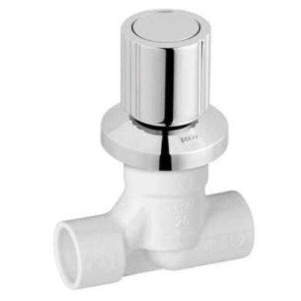 Kit Com 2 Registros Pressao Basetec Pvc 25 Docol - 1
