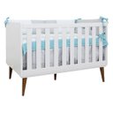 Ver imagem 3 de Kit Quarto Infantil Theo Branco - Berço + Cômoda
