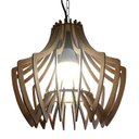 Ver imagem 1 de Lustre Luminária Pendente de Madeira MDF Mod. Spider