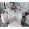 Conjunto Mesa Infantil 4 Banquetas Funny Branco/rosa Appunto - 3