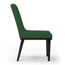 Ver imagem 7 de Cadeira Sala de Jantar Base Madeira Preto Kit 2 Sofia Veludo Verde D03 - D'Rossi