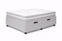 Ver imagem 2 de Kit Cama Box Baú Solteiro 88x188 cm + Colchão Molas Bonnel Solteiro 20 cm Cinza Suede