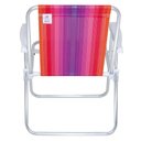 Ver imagem 3 de Cadeira de Praia Alta Aluminio Cores Sortidas - Mor