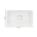 Ver imagem 5 de Cuba de Apoio Retangular Slim 50 Cm Branco - Deca