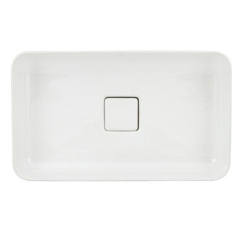 Cuba de Apoio Retangular Slim 50 Cm Branco - Deca