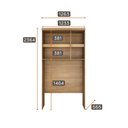 Ver imagem 3 de Guarda Roupa Modulado Aéreo Solteiro 100% Mdf Cumaru