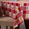 Toalha de Mesa Pratik 6 Lugares 1 Pç - Frutas Vermelhas - 5