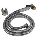 Ver imagem 1 de Ducha Higienica Luxo de mao Intimo ChuveirinhoSuporte Metal Cromo Banho Banheiro