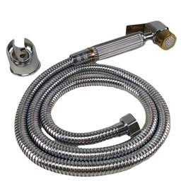 Ducha Higienica Luxo de mao Intimo ChuveirinhoSuporte Metal Cromo Banho Banheiro - 1