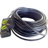 Kit Extensao 50M com Tomada Dupla Cabo Pp 2x1.0mm - 2