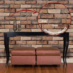 Papel de Parede Tijolos Rústicos Estilo Antigo 250 - 2