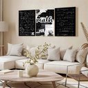 Ver imagem 3 de Kit 3 Quadro Decorativo Matemática Aritmética Calculo Física 40x28cm