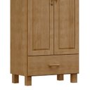Ver imagem 7 de Guarda Roupa Solteiro 82cm 2 Portas 1 Gaveta Renzo Freijó F07 - Mpozenato