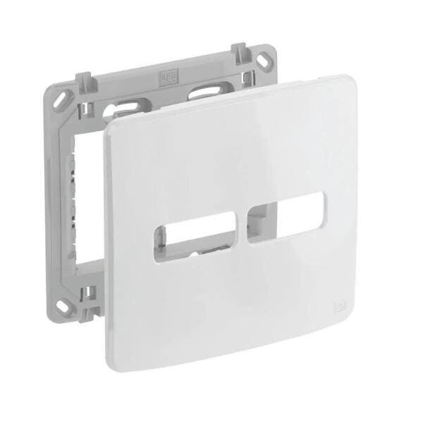 Kit 5 Placas com Suporte 4x4 para 2 Módulos Weg Compose - 2