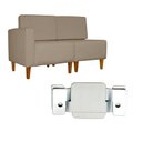 Ver imagem 6 de Poltrona Decorativa Alice Pés Trapézio Suede Capuccino - Ds Estofados