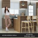 Ver mais imagens de Ilha de Cozinha com Bancada e Balcão 120 Cm Rustic Glamy Madesa Rustic
