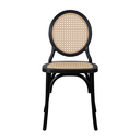 Ver imagem 3 de Kit 4 Cadeiras Medalhão Rattan Empilhável Polipropileno Sala Cozinha Jantar Estar - Mercado Cadeiras