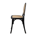 Ver imagem 4 de Kit 4 Cadeiras Medalhão Rattan Empilhável Polipropileno Sala Cozinha Jantar Estar - Mercado Cadeiras