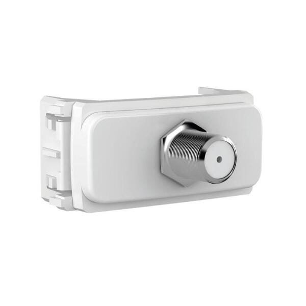 Kit 10 Módulos Tomada para Antena Tv Coaxial 75 Weg - 1