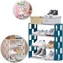 Ver imagem 6 de Porta Sapato Sapateira Multifuncional 3 Andares 8 Pares