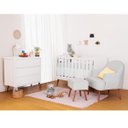 Ver imagem 1 de Kit Quarto Infantil Theo Branco - Berço + Cômoda + Poltrona Capri