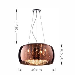 Luminárias Pendentes para Sala e Quarto com Lâmpada Led Inclusa - 4