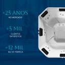 Ver imagem 4 de Spa Quadrado Turqueza Padrão com Hidro em Acrílico