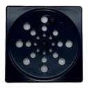 Ver imagem 1 de Ralo Grelha Inox Preto Black Banheiro Quadrado 15x15 C Fecho