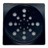 Ralo Grelha Inox Preto Black Banheiro Quadrado 15x15 C Fecho - 1