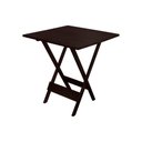 Ver imagem 1 de Mesa Dobrável De Madeira Maciça 70X70 - Imbuia - Marrom