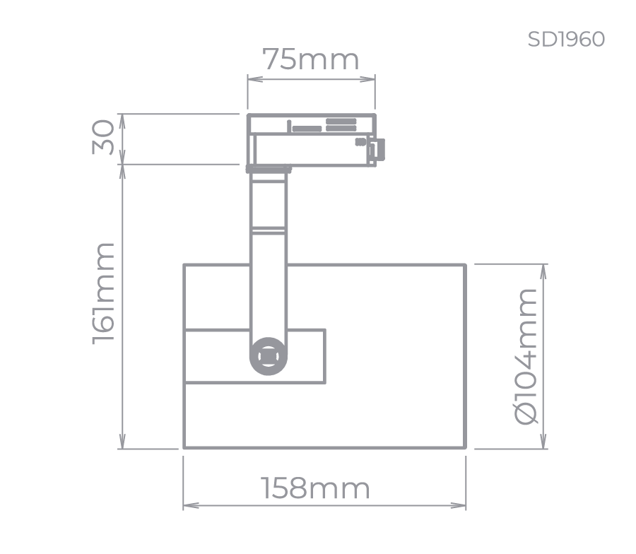 Spot Flow Par30 E27 - Stella Sd1960 Sd19560 Preto - 3