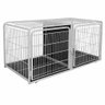 Canil Gaiola Modular 8 Lugares Pet Shop Veterinária Cor - Branco - 4