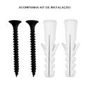 Ver imagem 7 de Cabideiro de Parede com 5 Ganchos para Pendurar Roupas e Bolsas Industrial em Aço Preto