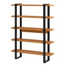 Ver imagem 2 de Estante para Livros Industrial Freijó/preto - Dalla Costa