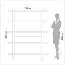 Ver imagem 6 de Estante para Livros Industrial Freijó/preto - Dalla Costa