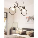 Ver imagem 2 de Luminária Pendente Teto Bicicleta 62cm Bocal E27 40w Decoração Moderno