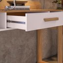 Ver imagem 7 de Aparador Demadero Moderno 1 Gaveta MDP 120cm Off White Freijó Nicioli Móveis