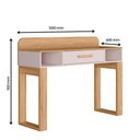 Ver imagem 5 de Aparador Demadero Moderno 1 Gaveta MDP 120cm Off White Freijó Nicioli Móveis