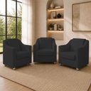 Ver imagem 1 de Kit 3 Poltrona Decorativa para Sala de Espera Mila Recepção Escritório Consultório Corino