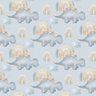 Papel de Parede Adesivo Dinossauro Baby Fundo Azul 3m - 1