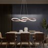 Lustre Pendente Infinito 80cm 40w 3 em 1 Tendência Moderno Bivolt - 4