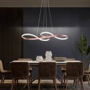 Ver imagem 4 de Lustre Pendente Infinito 80cm 40w 3 em 1 Tendência Moderno Bivolt