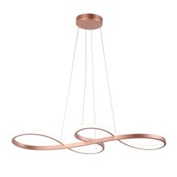 Lustre Pendente Infinito 80cm 40w 3 em 1 Tendência Moderno Bivolt - 1
