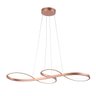 Lustre Pendente Infinito 80cm 40w 3 em 1 Tendência Moderno Bivolt - 1