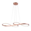 Ver imagem 1 de Lustre Pendente Infinito 80cm 40w 3 em 1 Tendência Moderno Bivolt